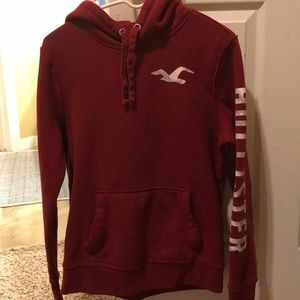 Red Hollister hoodie